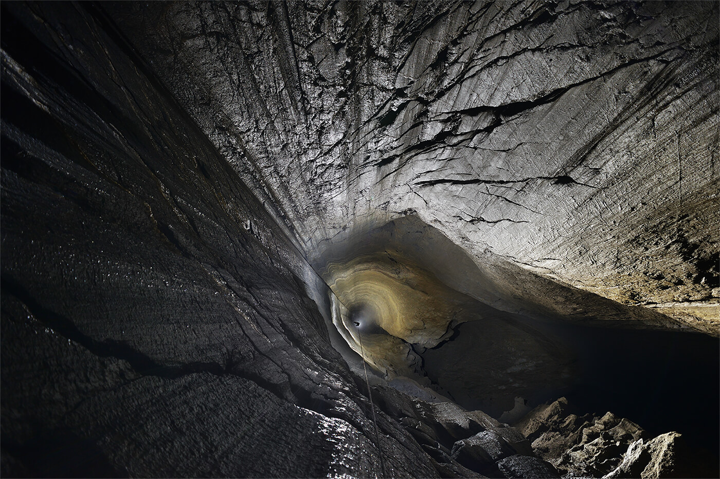 Gouffres Et Cavernes Excentriques Vertes Grand Aven Du Mont De