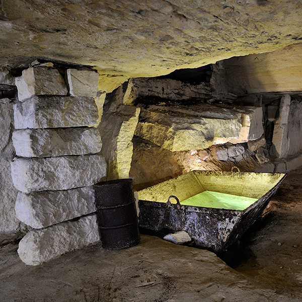 Carrière souterraine de calcaire
