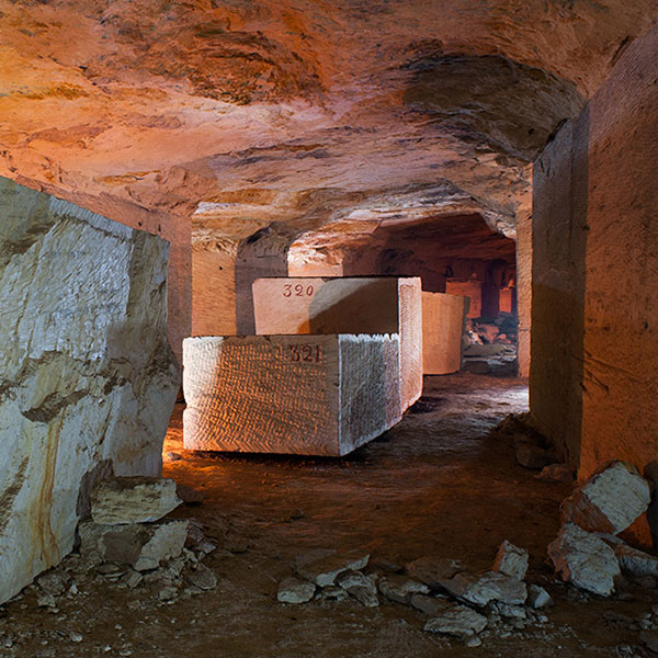 Carrière souterraine de calcaire