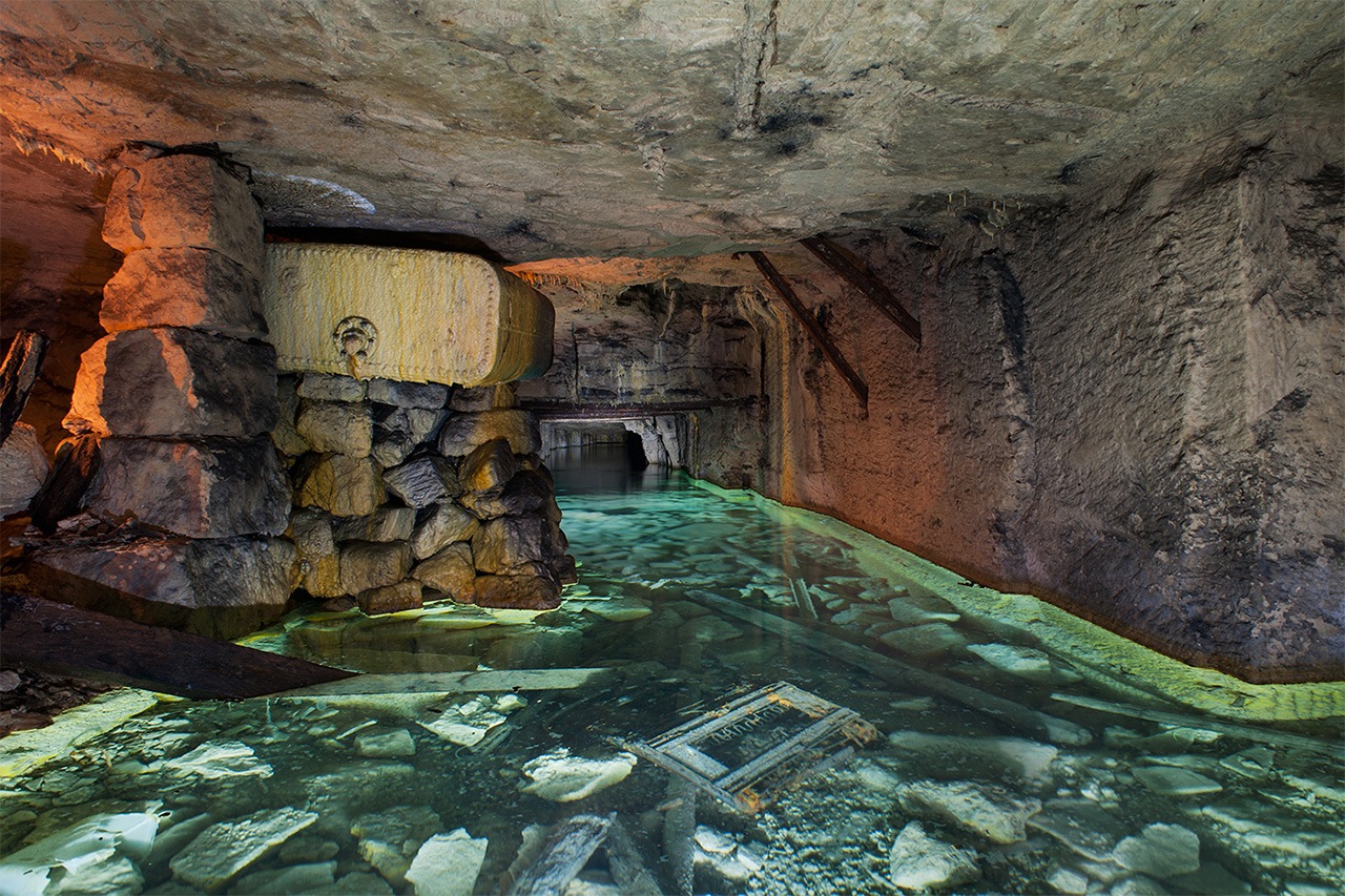 Carrière souterraine de calcaire - cuve champignonniste, Île-de-France